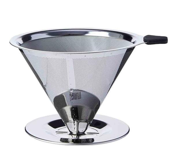 Imagem de Filtro Coador de Café Aço Inox Reutilizável Ecológico