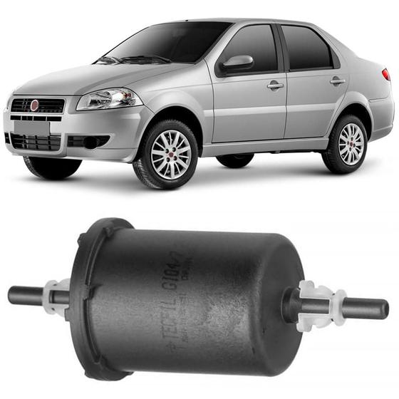 Imagem de Filtro Combustível Fiat Siena 2000 a 2012 Gasolina Flex Tecfil