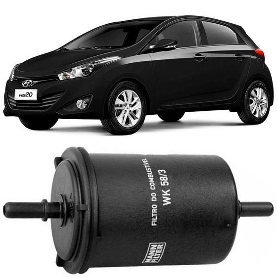 Filtro Combustível HB20 Livina Sentra Versa 2006 a 2020 MANN-FILTER ...