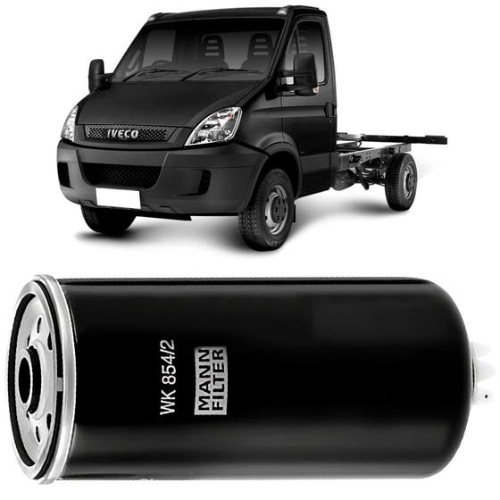 Filtro Combustível Iveco Daily 35S14 2008 a 2012 MANN-FILTER WK854/2 Menor preço em Filtro Combustível Iveco Daily 35S14 2008 a 2012 MANN-FILTER WK854/2