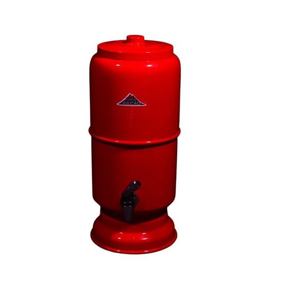 Imagem de Filtro De 14 L , Aluminio, Com Vela Reposição - Vermelho