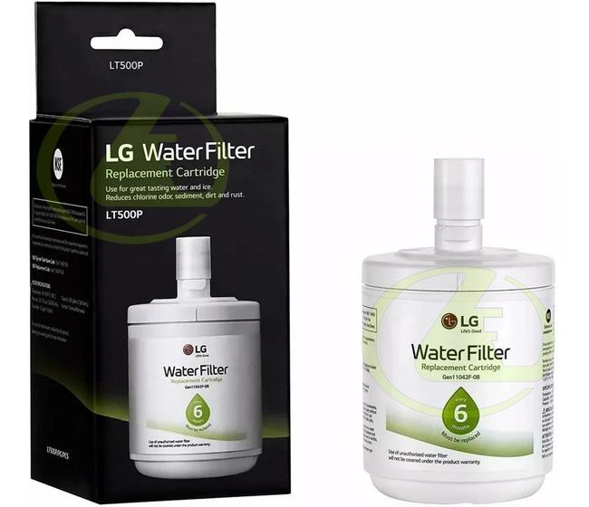 Imagem de Filtro de água original lg adq72910911 lr-21s gc-l207bskv gen11042f-08 geladeira / refrigerador side by syde lg