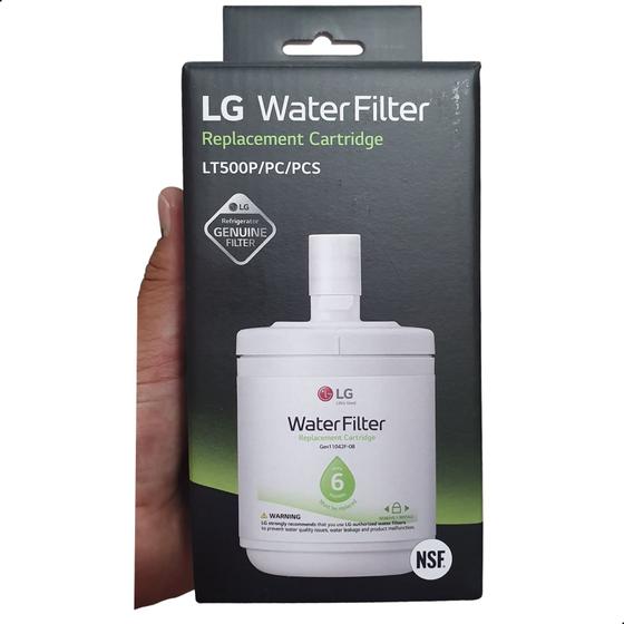 Imagem de Filtro De Agua Para Geladeira LG Gc-p216bsk Novo Originall