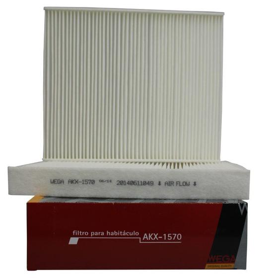 Imagem de Filtro de Ar Condicionado Cabine Bmw Serie 5 6 7 M Akx1570 Wega