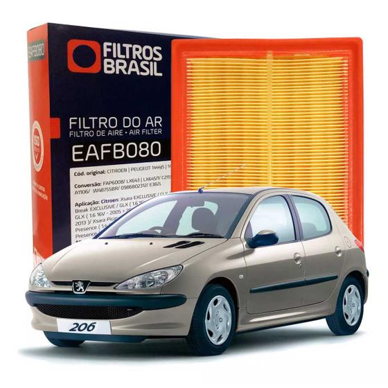 Imagem de Filtro de Ar do Motor Citroen Picasso / Peugeot 206 98/08 EAFB080