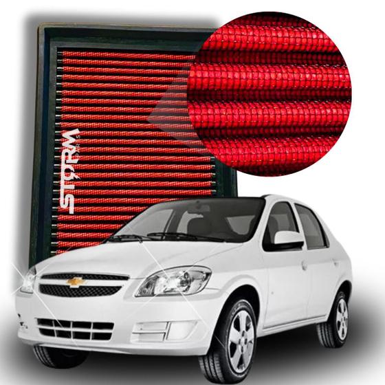 Imagem de Filtro de Ar Esportivo Gm Chevrolet Prisma motor 1.4 Ano 2006 A 2012 Lavável Reutilizável Potencia Lt Econoflex Maxx Joy Manual