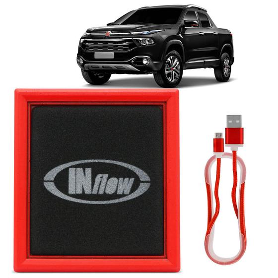 Filtro de Ar Esportivo Inflow Jeep Renegade Compass Fiat Toro 1.8 2.0 2.4 Inbox HPF8695 + Brinde Menor preço em Filtro de Ar Esportivo Inflow Jeep Renegade Compass Fiat Toro 1.8 2.0 2.4 Inbox HPF8695 + Brinde
