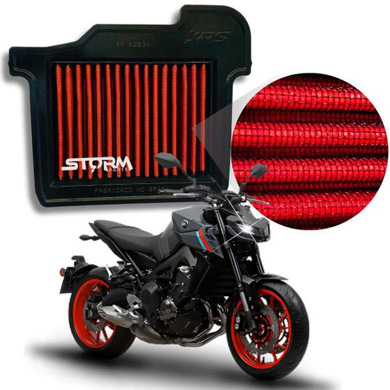 Imagem de Filtro de Ar Esportivo Yamaha MT-09 850 Cilindradas Ano 2019 a 2023 MT09 Cilindradas