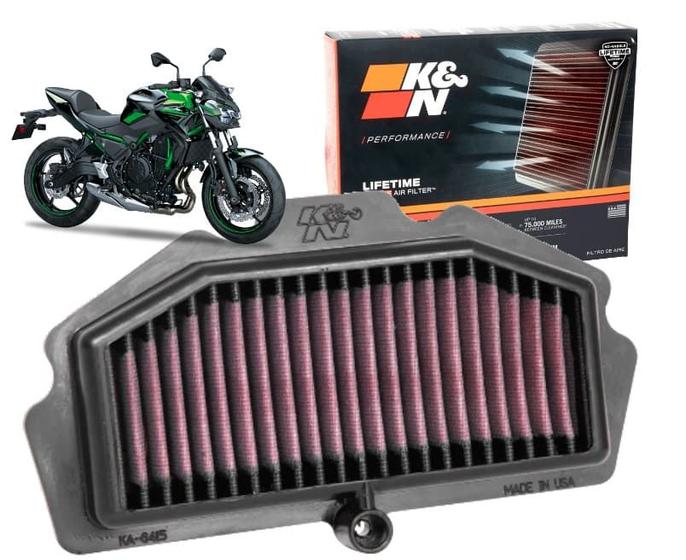 Imagem de Filtro de Ar K&n Esportivo Lavavel Z650 Z 650 2023-2024