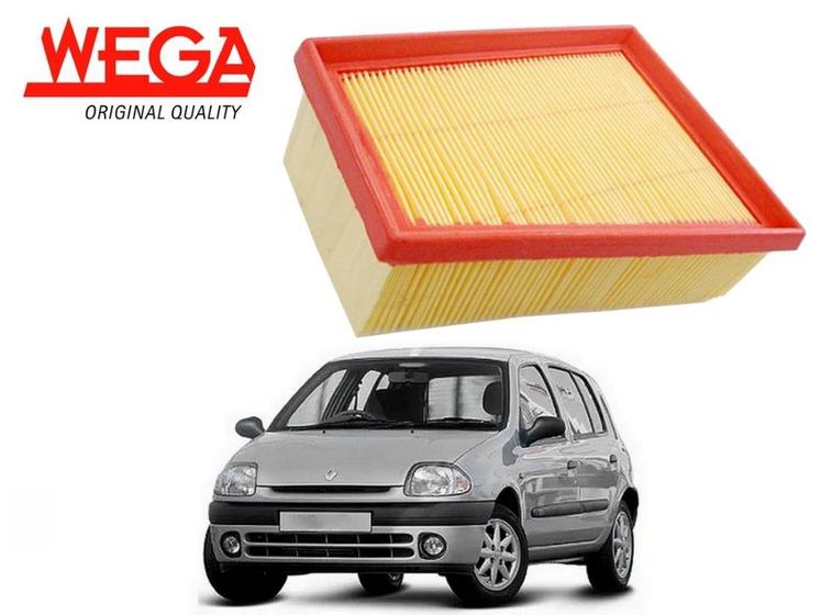 Imagem de Filtro de ar wega renault clio 1.6 16v 1998 a 2002