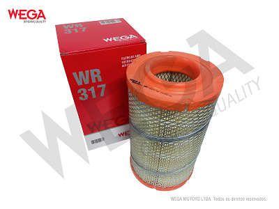 Imagem de Filtro de ar WR317 Jumper 2.3 09/ 2.5 97/00 2.8 02/ Ducato 2.3 Multijet 09/ 2.5 94/02 2.8 98/ Box 2.3 09/ 2.5  94/00 2.8 99/ Stark 2.3 10/