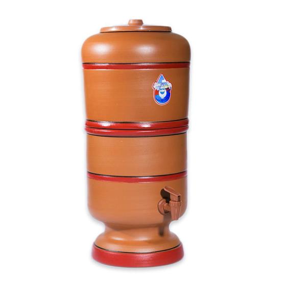 Filtro De Barro 8 Litros Com 1 Vela Carvão Ativado e 1 Boia Menor preço em Filtro De Barro 8 Litros Com 1 Vela Carvão Ativado e 1 Boia