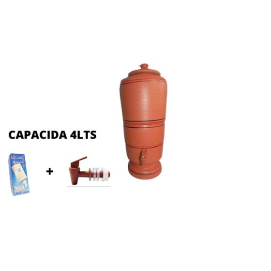 Filtro de barro 8 litros total,com vela e torneira Menor preço em Filtro de barro 8 litros total,com vela e torneira
