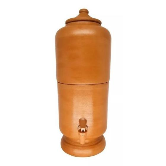 Filtro De Barro Água Bebedouro Cerâmica Filtrador Artesanal Menor preço em Filtro De Barro Água Bebedouro Cerâmica Filtrador Artesanal