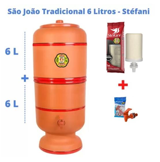 Imagem de Filtro de barro são joão tradicional 6 litros