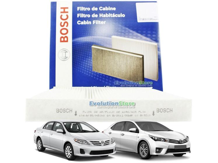 Imagem de Filtro De Cabine Ar Condicionado Corolla 2008 À 2019 - Bosch 0986BF0558