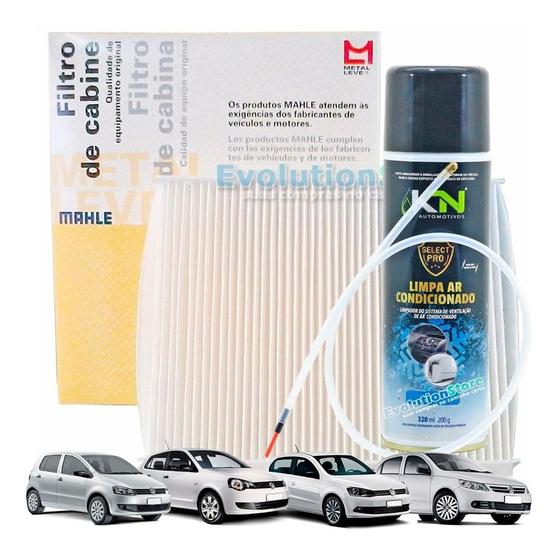 Imagem de Filtro De Cabine Ar Condicionado Gol G5 G6 G7 Voyage Saveiro Fox Polo Com Spray Sonda  Mahle MetalLeve LA120