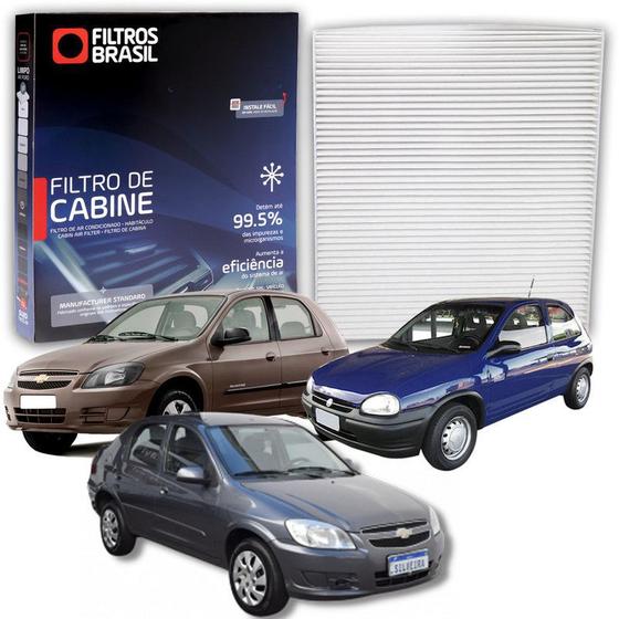 Imagem de Filtro de Cabine Ar Condicionado pra para Agile Astra Calibra Celta Corsa Hatch Corsa Classic Prisma Prisma Power Sedan