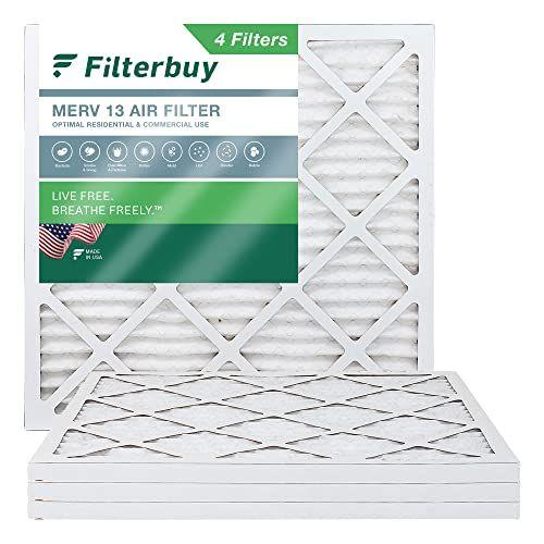 Imagem de Filtro de filtro 18x18x1 Filtro de ar MERV 13 Defesa Ideal (4-Pack), Substituição de filtros de ar do forno HVAC AC (Tamanho real: 17,50 x 17,50 x 0,75 polegadas)