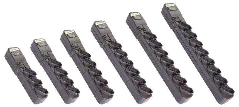 Imagem de Filtro de Linha 4 Tomadas Bivolt Preto Com Cabo 1.10m - Ipec