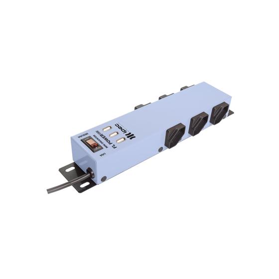 Imagem de Filtro de Linha 6 Tomadas + 3 Entradas USB FL Power IPEC Azul