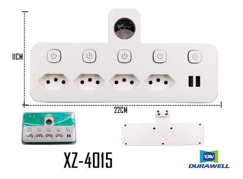Filtro De Linha Com Adaptador 4 Tomadas 2 Usb Menor preço em Filtro De Linha Com Adaptador 4 Tomadas 2 Usb