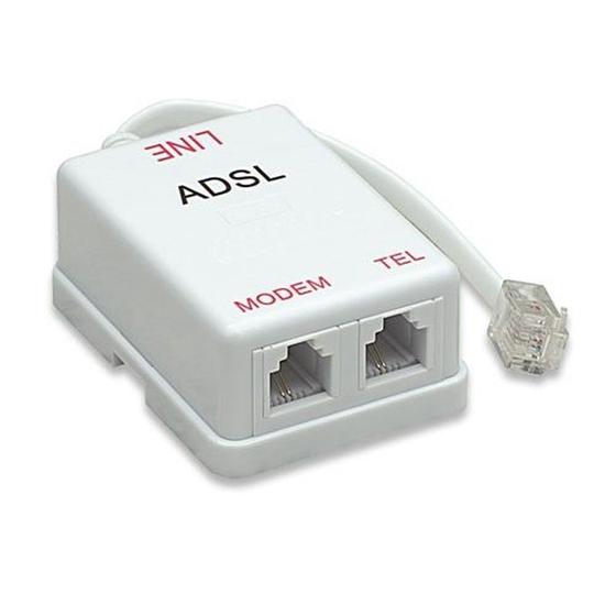 Imagem de Filtro de linha telefone adsl duplo