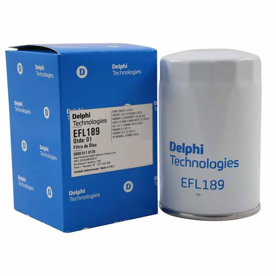 Imagem de Filtro de Oleo Delphi EFL189 Fiesta, Ecosport - Cód.8721