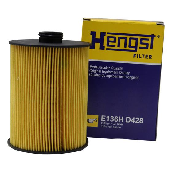 Imagem de Filtro de Óleo Hengst E136H D428 VW Passat Fsi - Cód.9937