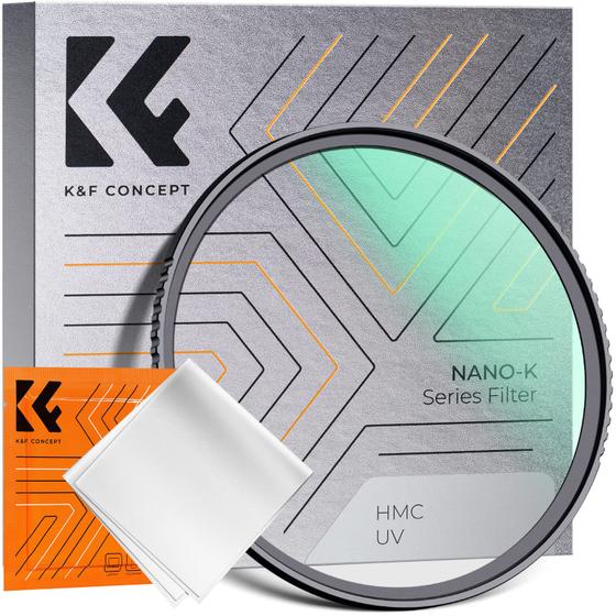Imagem de Filtro de proteção de lente K&F Concept 67mm MCUV para câmera