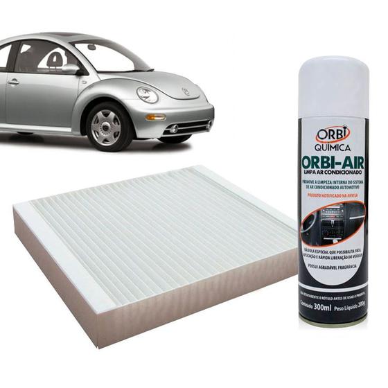 Filtro do Ar Condicionado Cabine Vw Bora Golf New Beetle Passat Polo Classic Van 1995 em diante + Higienizador Menor preço em Filtro do Ar Condicionado Cabine Vw Bora Golf New Beetle Passat Polo Classic Van 1995 em diante + Higienizador