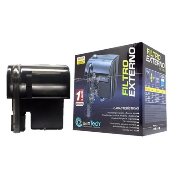 Imagem de Filtro Externo 300l/h Ocean Tech P Aquários De 75lts - 110V