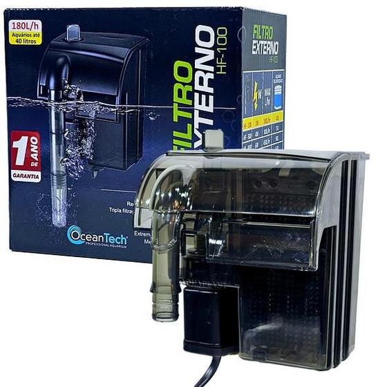 Imagem de Filtro externo para aquários até 40 litros 180 lh ocean tech