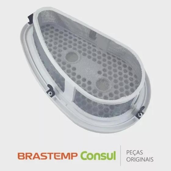 Imagem de Filtro Fiapos Secadora Brastemp Ative 10 kg Intelligent 10 kg e Supensa Original 326043145