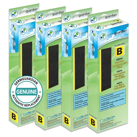 Imagem de Filtro HEPA Pure B GermGuardian para AC4825 - Pacote com 4