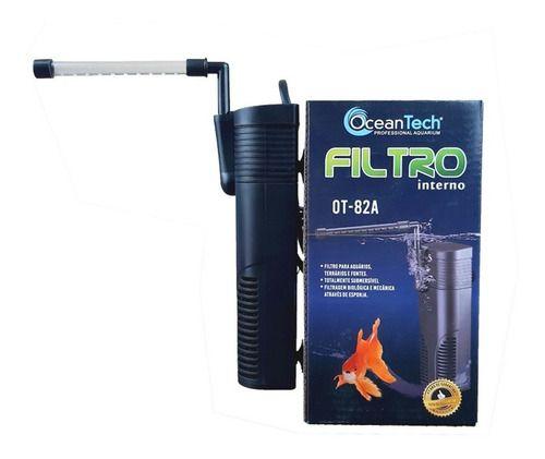 Imagem de Filtro Interno Com Bomba Aquário Ot-082a Oceantech 450l/h
