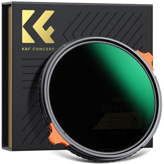 Imagem de Filtro K&F Concept Nano-X 72mm - ND2-32 e CPL