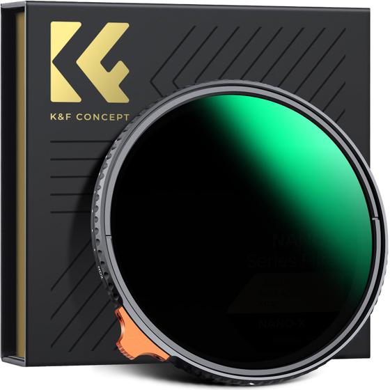 Imagem de Filtro ND variável K&F Concept Putter 105 mm ND2-ND400 (1-9 pontos)