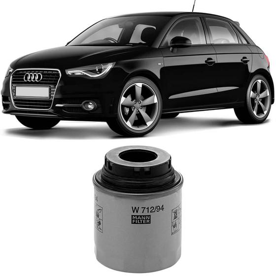 Imagem de Filtro Óleo Audi A1 1.4 16V 2010 a 2015 MANN-FILTER W712/94