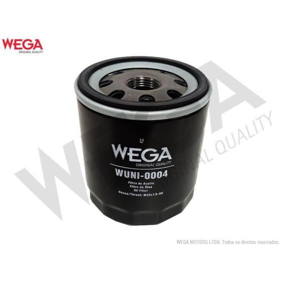 Imagem de Filtro óleo Fiat Stilo 2002 a 2008 Wega WUNI-0004