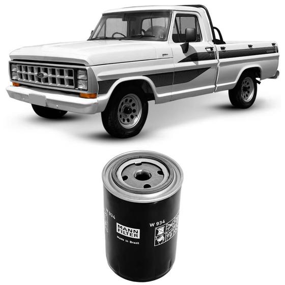 Imagem de Filtro Óleo Ford F-1000 F-4000 81 a 98 MANN-FILTER W934