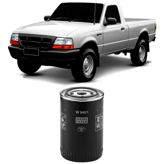 Imagem de Filtro Óleo Ford Ranger 2.5 99 a 2007 MANN-FILTER W940/1