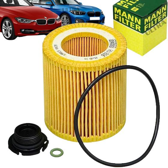 Imagem de Filtro Óleo Lubrificante Motor para BMW F30 120i / M125i / 320i / 328i / X1 / Z4 Motor N20B20 (HU816Z)