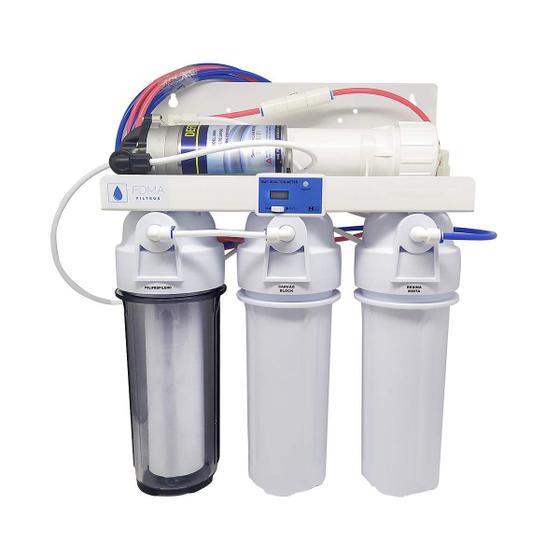 Imagem de Filtro Osmose Reversa 150gpd Deionizador +bomba +tds Inline