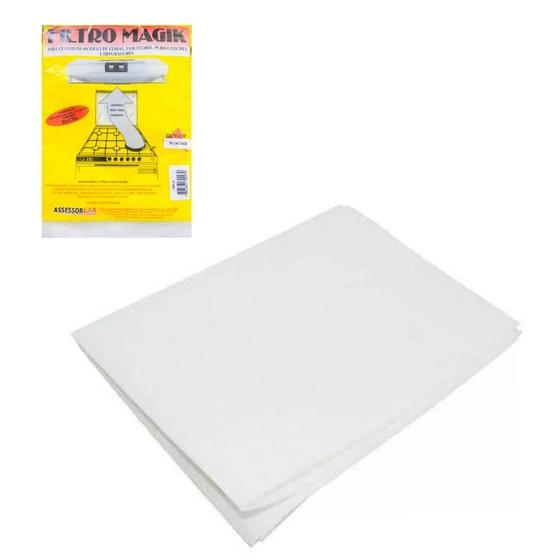 Imagem de Filtro Para Exaustor Fogão Coifas Exaustores Purificadores e Depuradores 100 Poliéster Absorve Todas as Gorduras