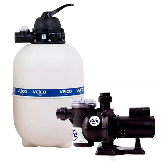 Filtro para Piscina até 42.000 Litros com Bomba 1/2 CV c/ Pré-Filtro FLUIDRA Menor preço em Filtro para Piscina até 42.000 Litros com Bomba 1/2 CV c/ Pré-Filtro FLUIDRA