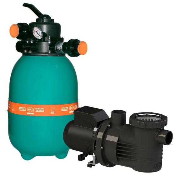 Filtro para Piscina DFR 15-7 com Bomba 1/2 CV Monofásica DANCOR Menor preço em Filtro para Piscina DFR 15-7 com Bomba 1/2 CV Monofásica DANCOR