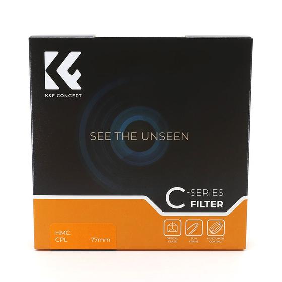 Imagem de Filtro Polarizador Circular CPL  KF Concept  58mm