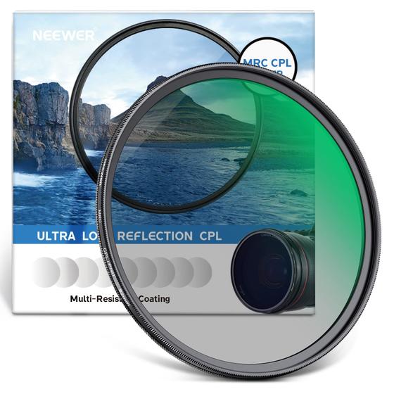 Imagem de Filtro polarizador Neewer 82mm CPL HD Optical Glass