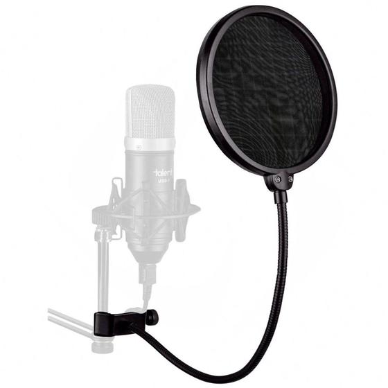 Imagem de Filtro Pop Filter Dupla Camada Para Microfones - Smart